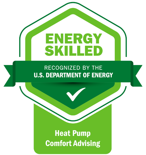 U.S. Department of Energy Energy Skilled badge: Heat Pump Comfort Advisor